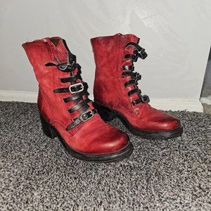 A.S.98 Nathaniel leather boots, size 6.5 US/37 EU